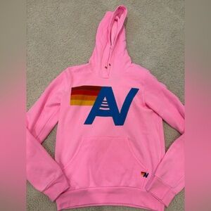 Aviator Nation Kids Pink Hoodie, Size 14